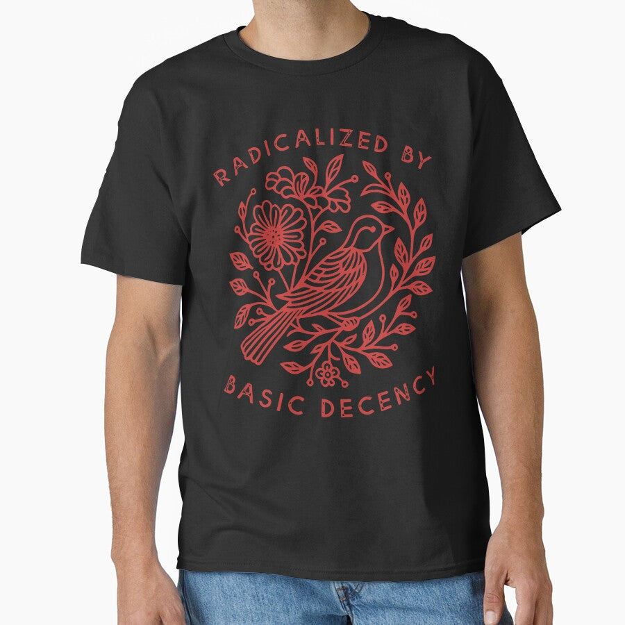 Radicalized By Basic Decency Pigeon Bird Justice Symbol Design by susannenovak