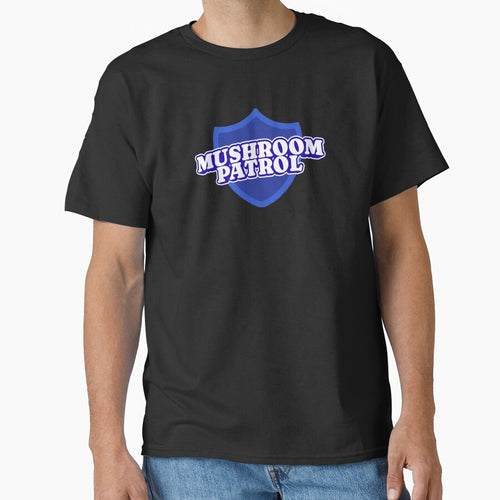 "Mushroom Patrol" Funny Forager T-Shirt – Mushroom Hunting Humor by PatternStar