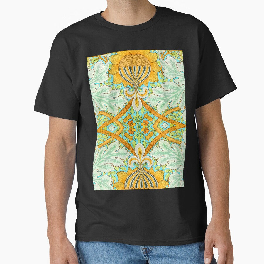 Botanical Yellow Floral Pattern by artistoutfitter
