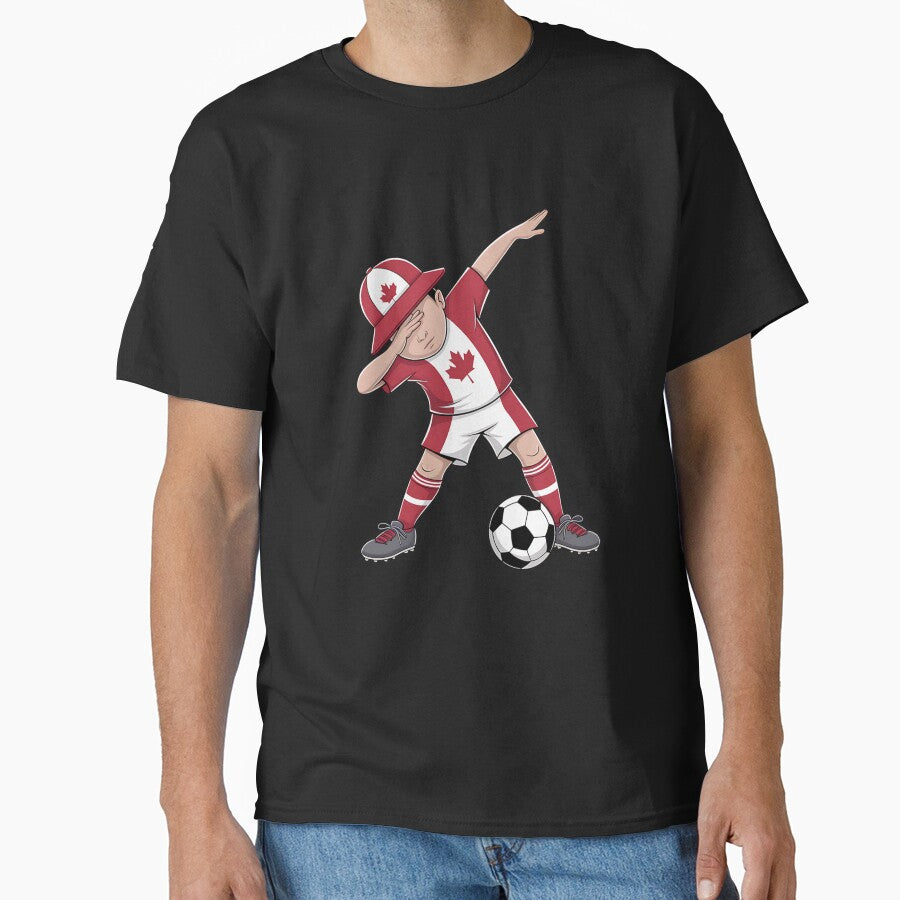 Canada Soccer Team Boy Dabbing Canadian Pride Canada Flag by milanforbes