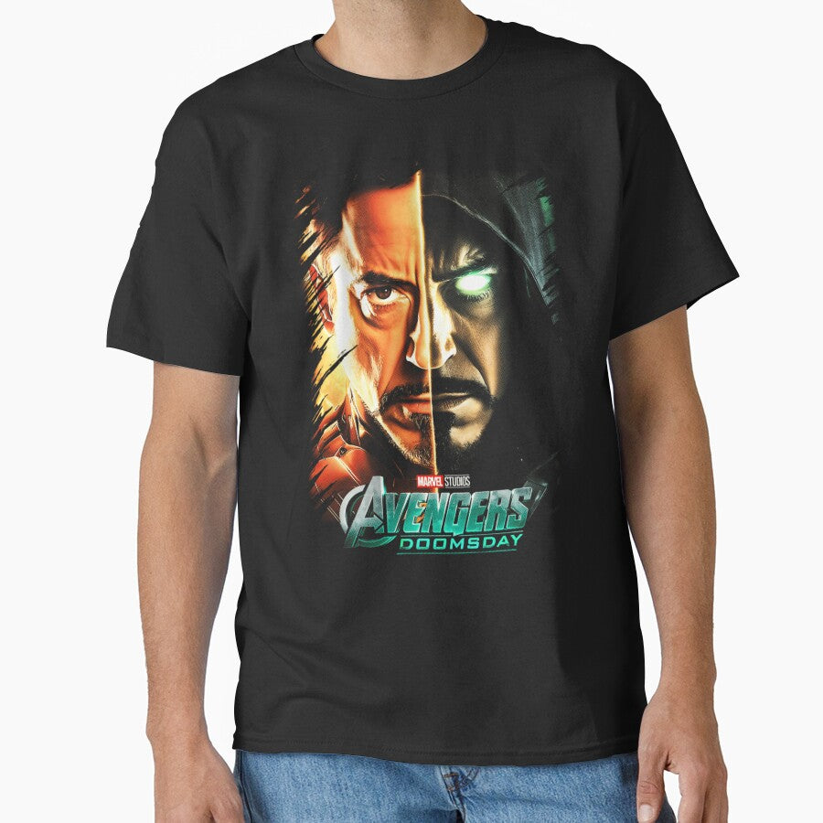 Avengers Doomsday Stark Doom Split by Qusayalheeh