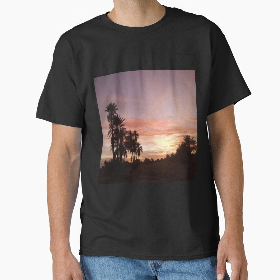 Awesome view of sunrise and palm trees by faridman
