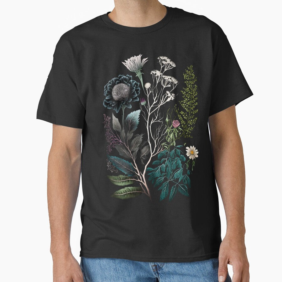 Witcy Dark Academia Botanical Art by Enyr