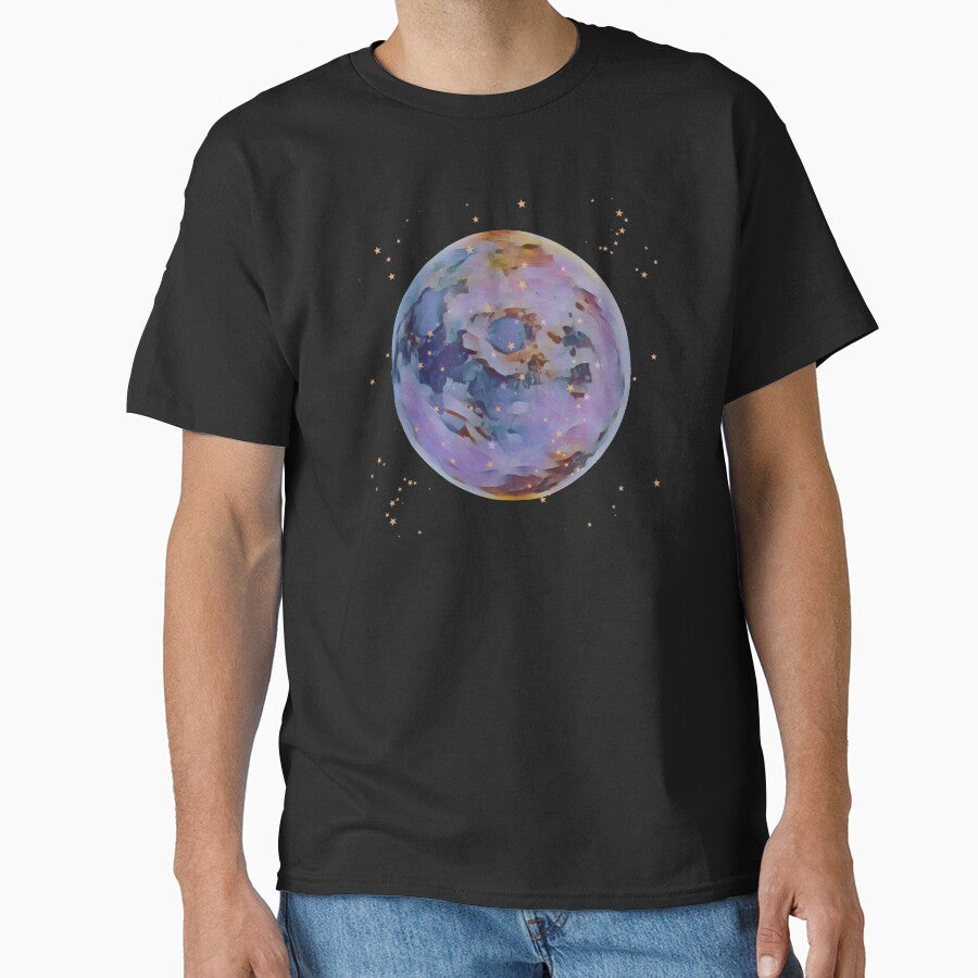 Full Moon and Stars by Lylabean22