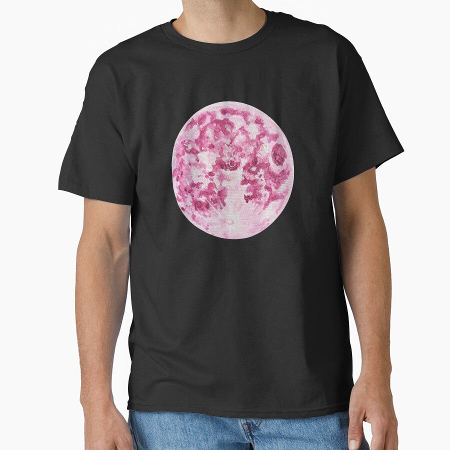 Full Pink Strawberry Moon by AliCaliDesigns