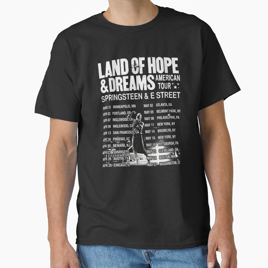 Bruce Springsteen Tour 2026, Bruce Springsteen Land Of Hope & Dreams Tour, Bruce Springsteen Fan Gift, Bruce Springsteen by jimfarrepo