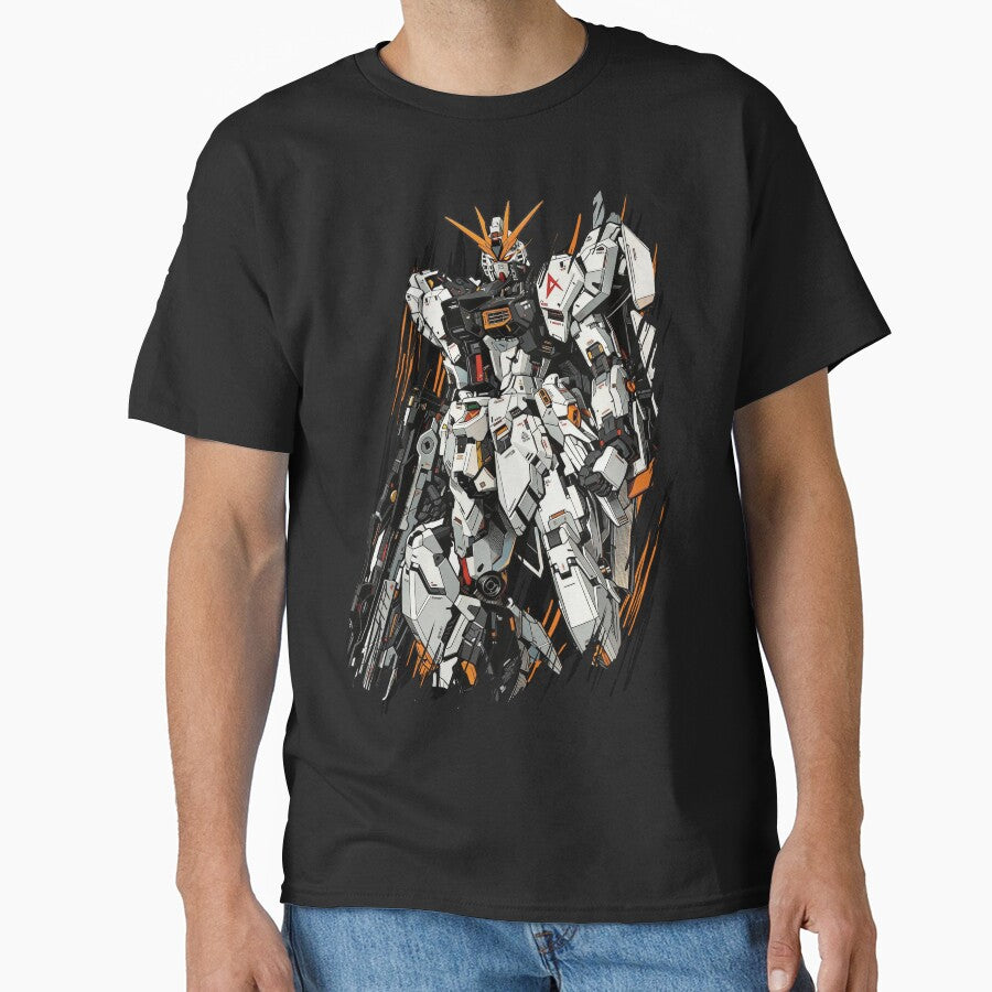 RX-93 ν Gundam digital imaging illustration vector digital art by sabartgunpla