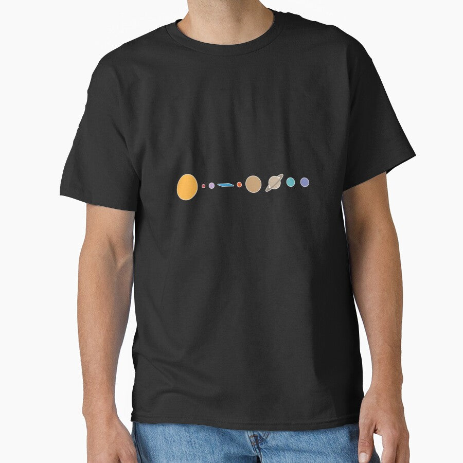 Flat earth conspiracy theory humor illustration T-Shirt_4277422 by Kat Langworthy