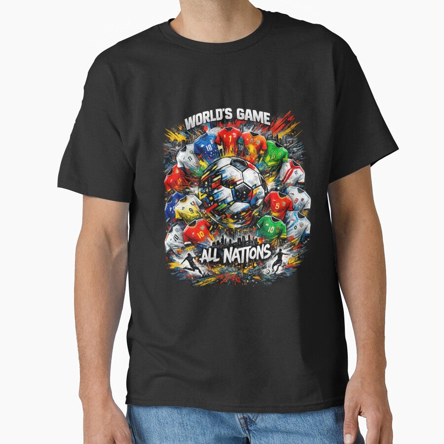 World's Game All Nations Soccer Art by Urban-InkStudio