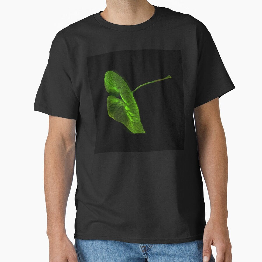 Large Green Leaf of Black by AMGImpressions