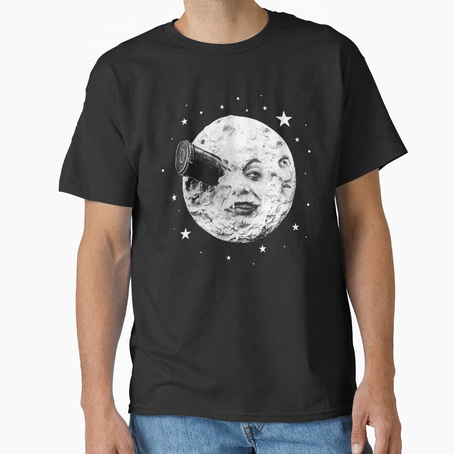 Moon Face - Melies Rocket Journey to the Moon by tikithreads