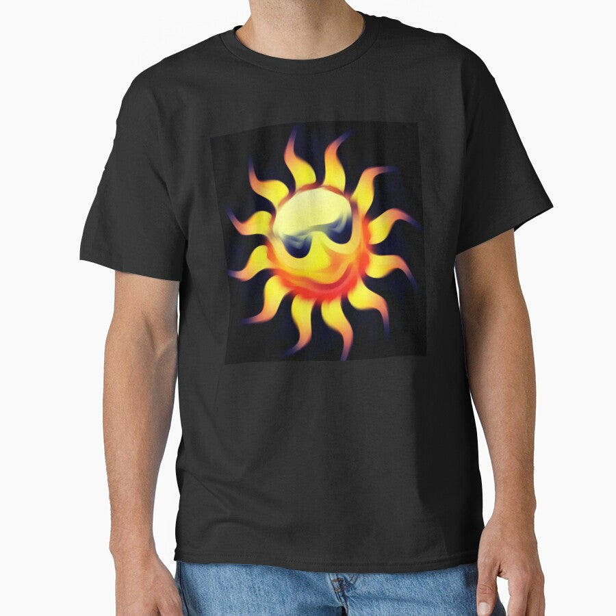 3D Digital Sun Art Print by 59SHOP24