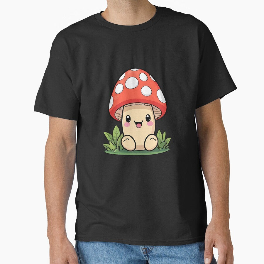 Cute Kawaii Mushroom, Mushroom Lover by saloui