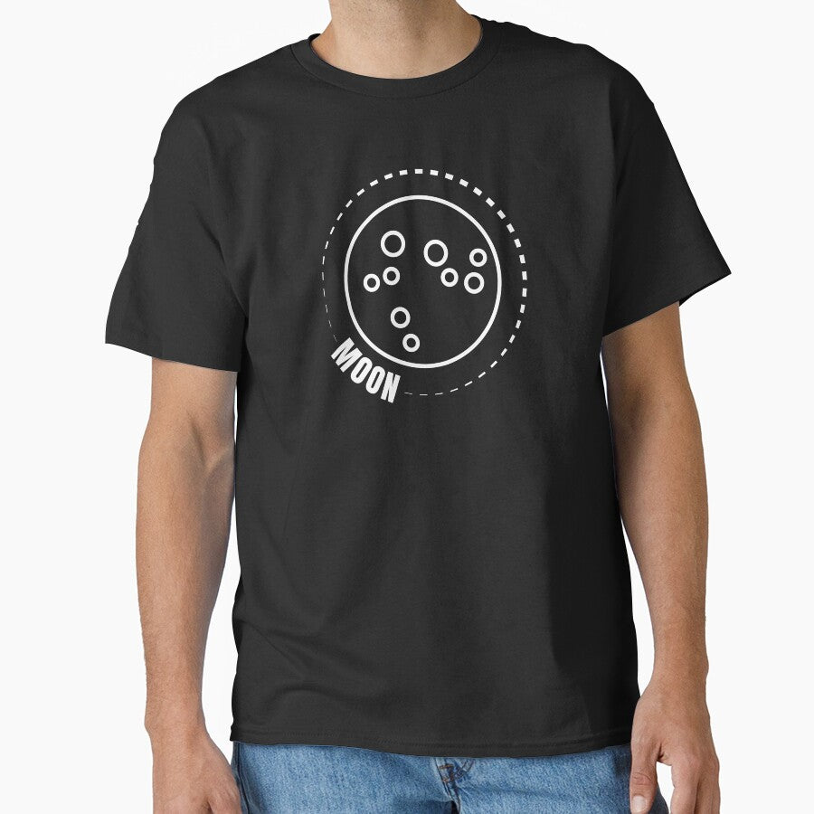 The Moon (WHITE DESIGN) by EleannaInSpace