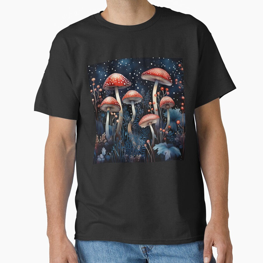 Red Mushroom Fairycore Enchanted Mushroom Forest Shroom Psychedelic Mushroom by OliveAndSnow
