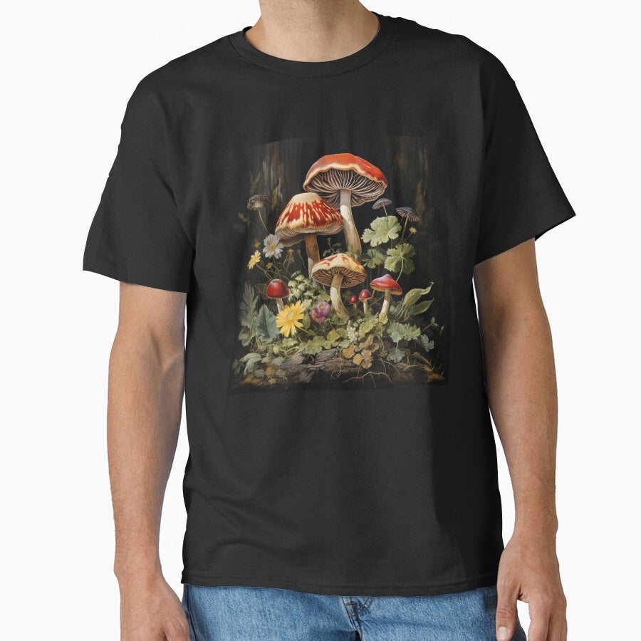 Enchanted Mushroom Forest Shroom Psychedelic Mushroom Electric Forest Red Mushroom Fairycore by OliveAndSnow
