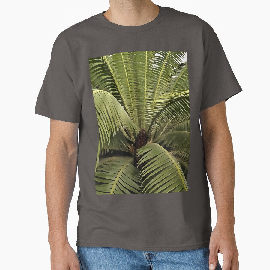Tropical Palm Botanical Art Dioon Spinulosum by taiche