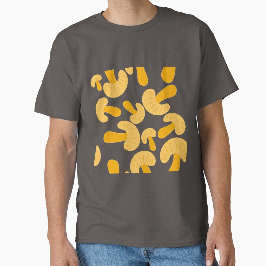 yellow poisonous mushroom pattern by nickardi