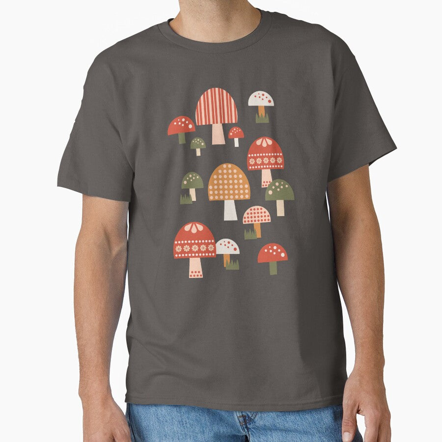 Geometric Mushroom Garden by latheandquill