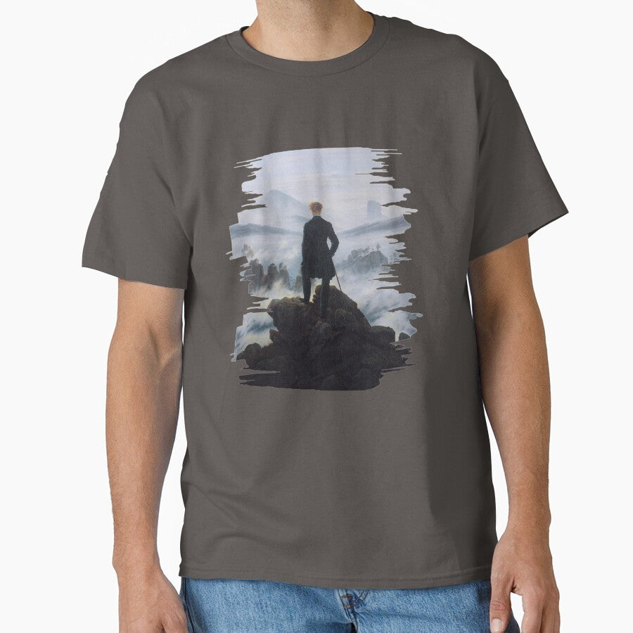 The Wanderer Above the Sea of Fog - Caspar David Friedrich Painting by LindoPrints