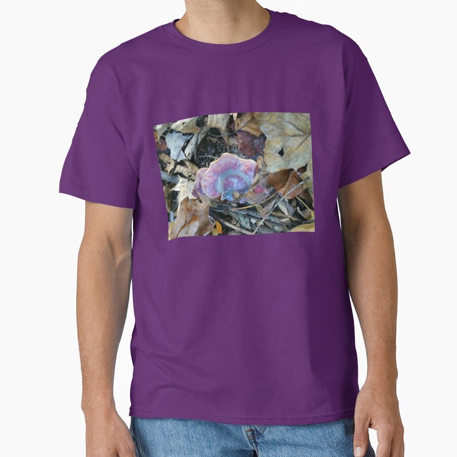 Unusual Pink and Lavendar Mushroom by Jane Neill-Hancock