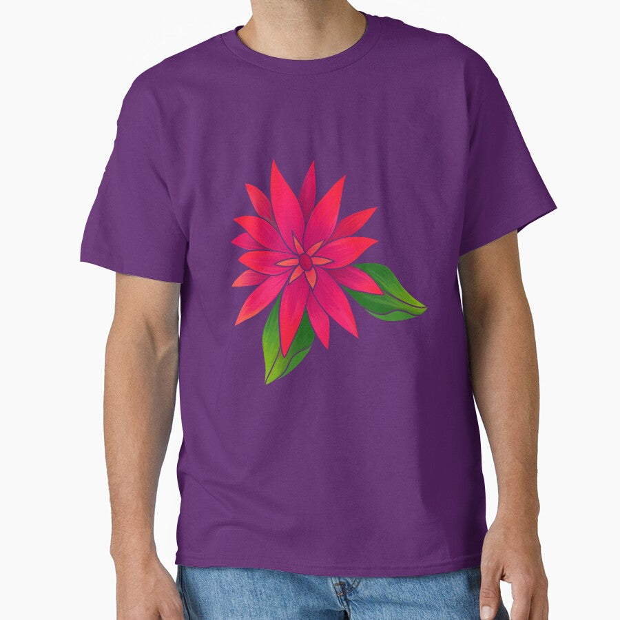 Tropical Funky Florals in Magenta by artsylyons