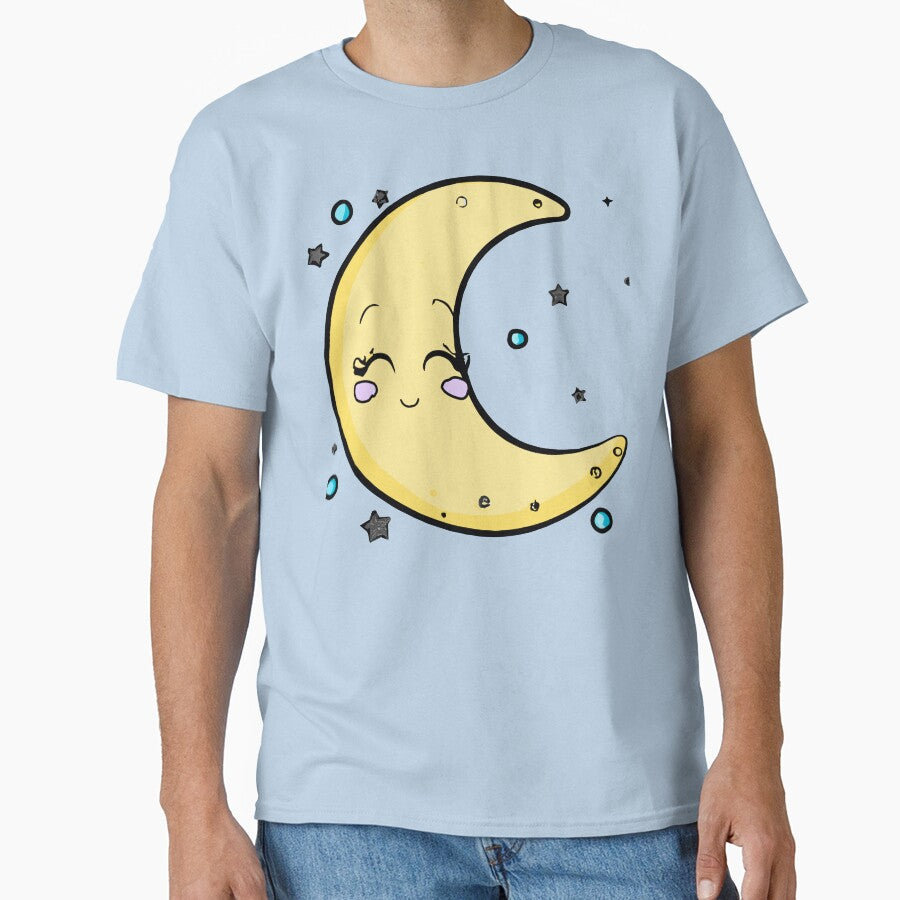 Cute Moon Face by Handstand365