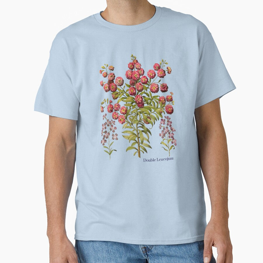 Vintage Botanical Double Snowdrop Flowers by Rockyctees