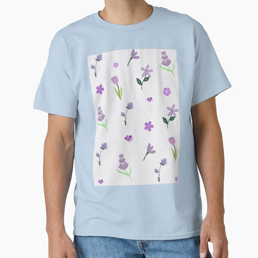 purple floral pattern by Anongdesign