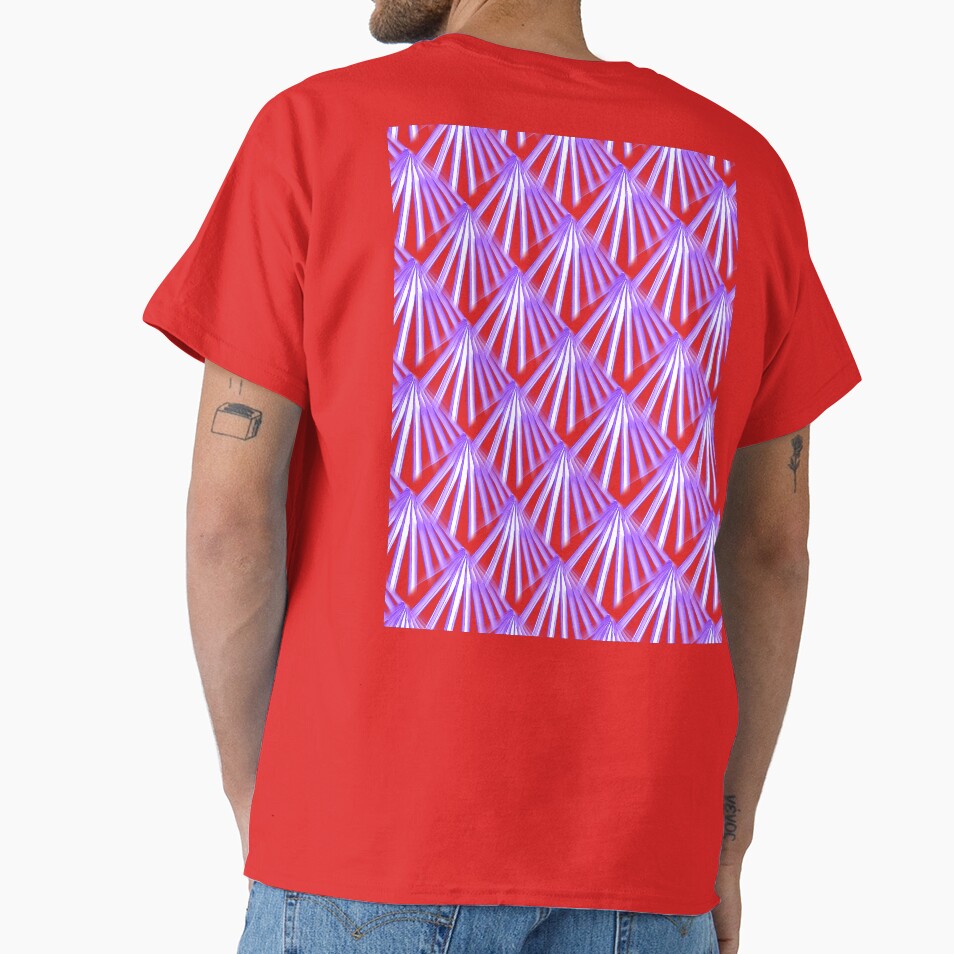 Art Deco Tropical Beach Palm Purple Cut Out by taiche
