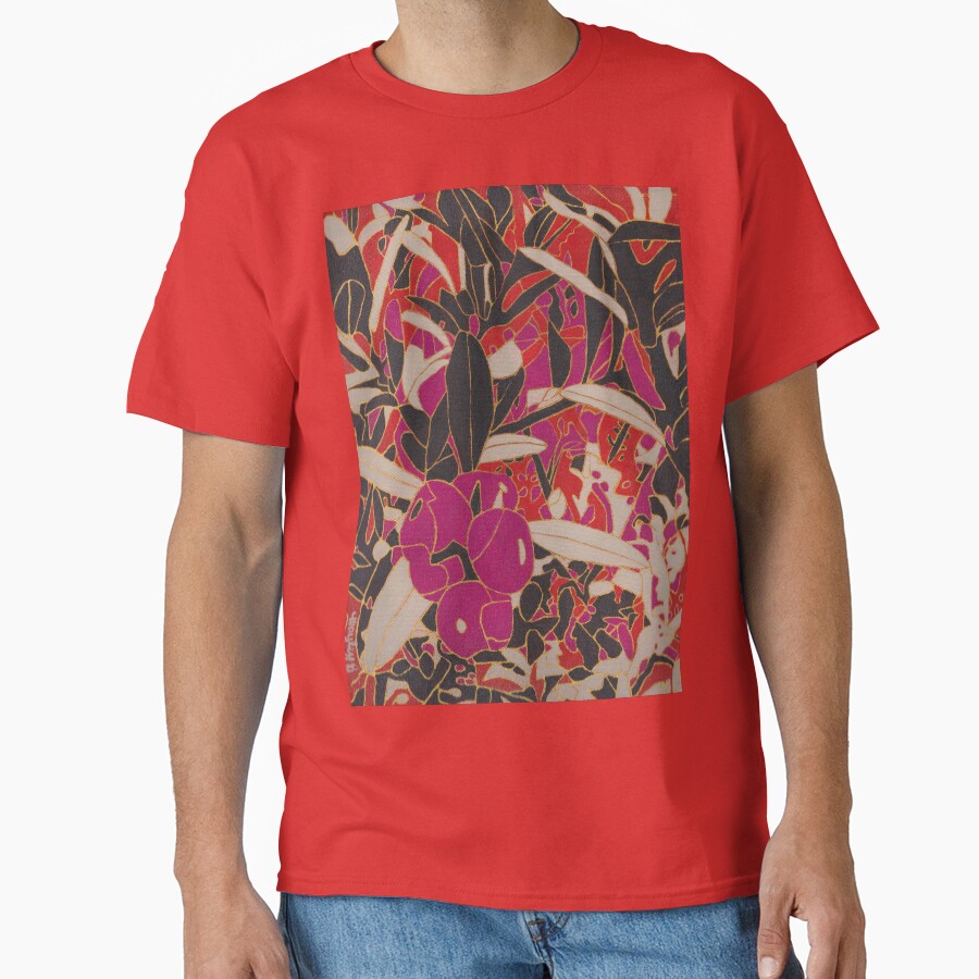 Abstract Lilly Pilly – Bold Australian Native Orange Pink by hayleygpaints