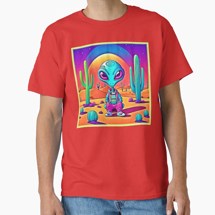 Desert Chillin' Alien Art by Health And Fitness Posts e-Store