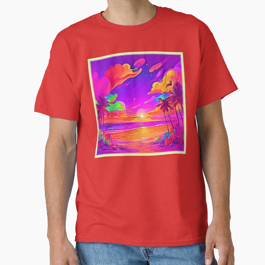 Vibrant Tropical Sunset by Health And Fitness Posts e-Store