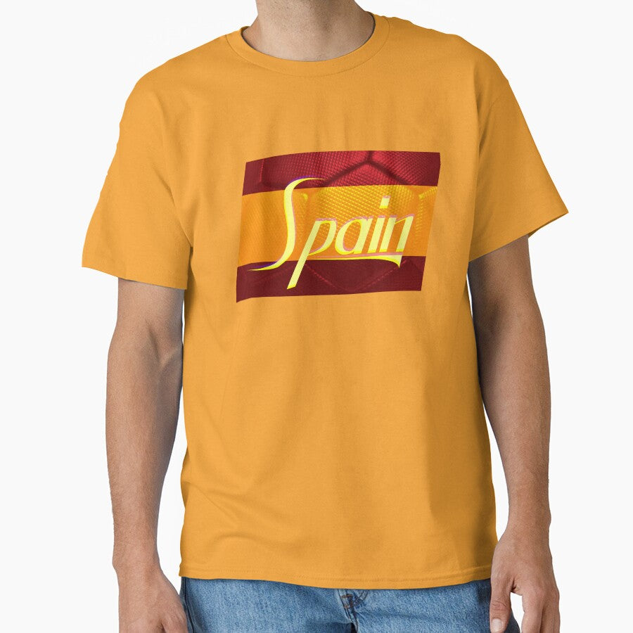 Spain Soccer Ball Flag by Javier Narváez Solarte
