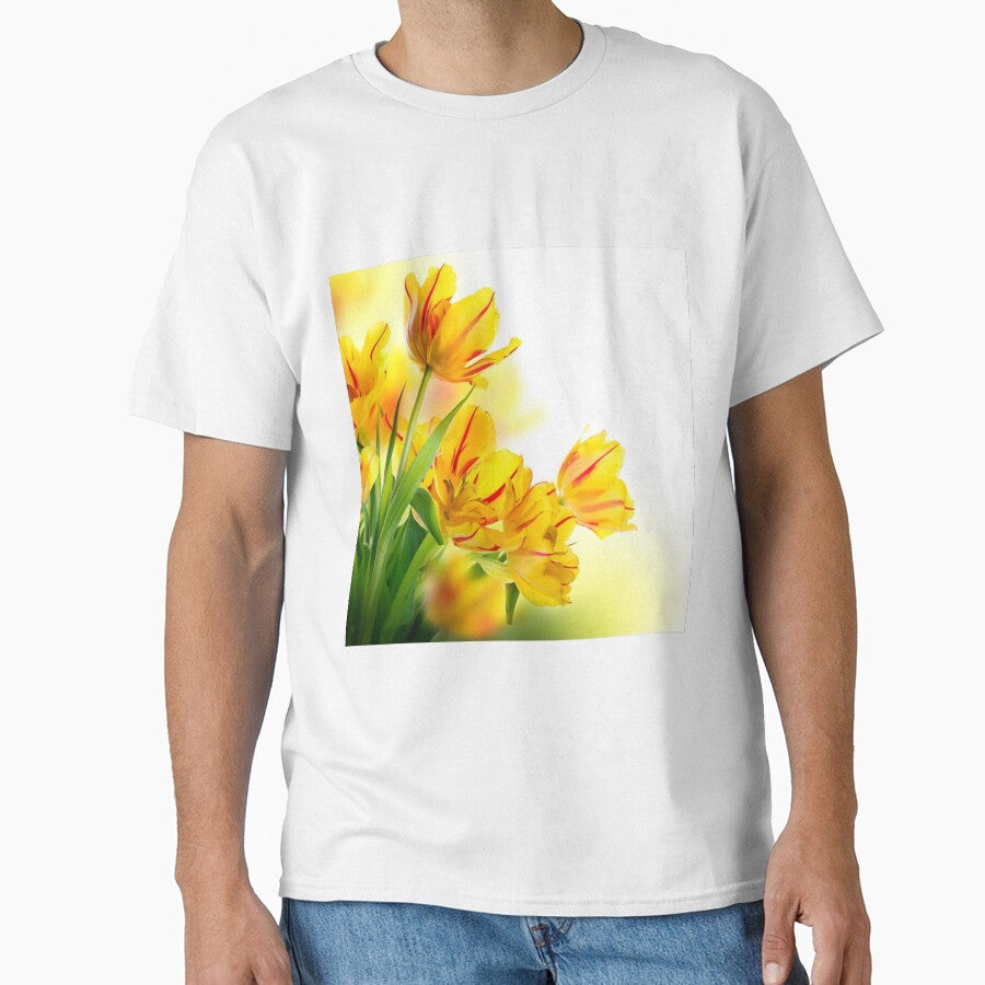 Pretty Yellow Floral Merchandise by cindyfordyce