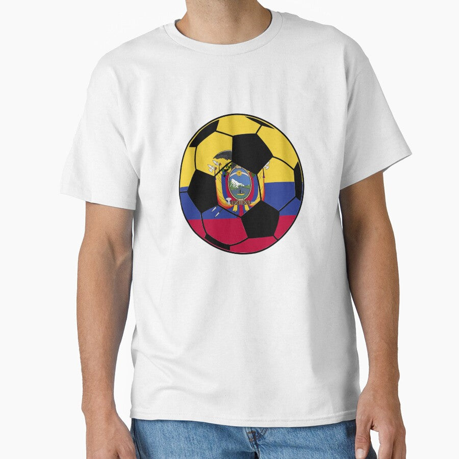 Ecuador Flag Soccer Ball by FinalScoreClub