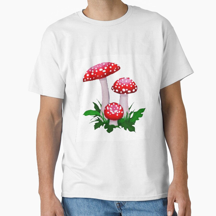 Red Spotted Mushrooms by deleas
