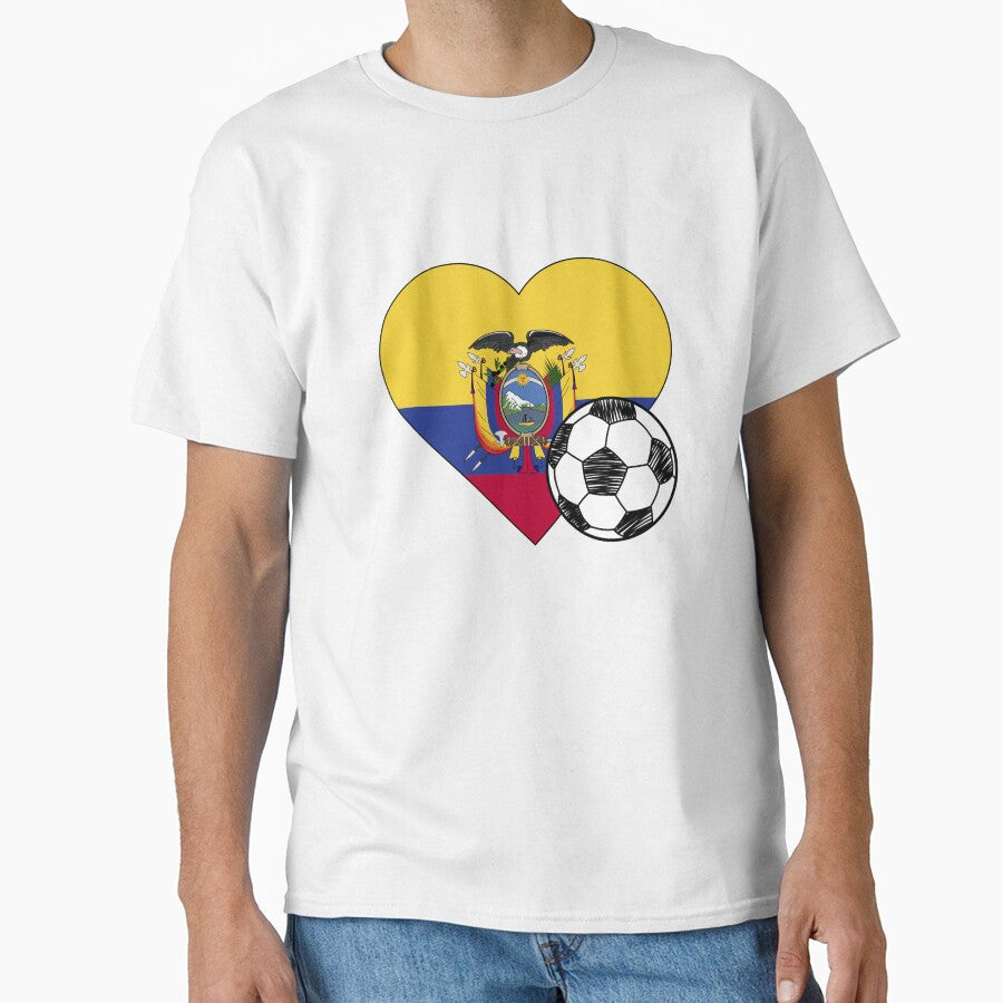 Ecuador Soccer Heart Design by FinalScoreClub