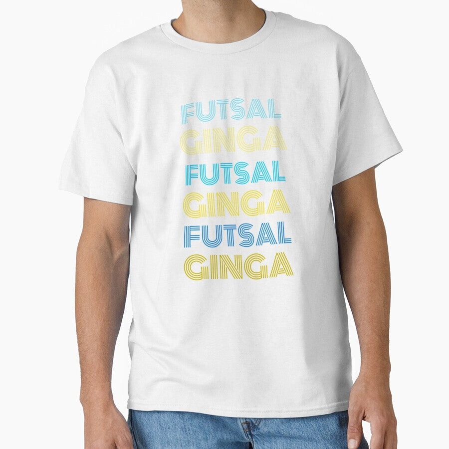 Futsal and Ginga Retro Design by JJWilsonTees