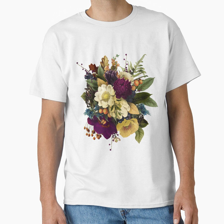 Moody Floral Bouquet - Dark Academia Botany Study Guide #1 by RecklessRosey