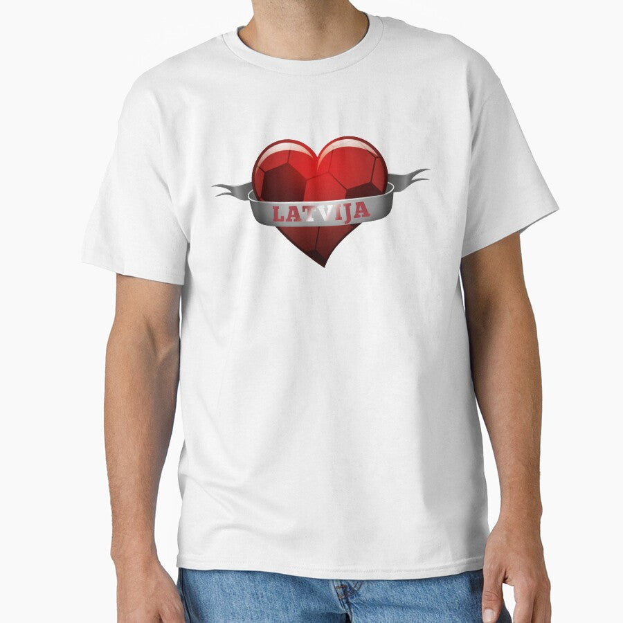 Latvija Lithuania soccer heart by MarlowLoom