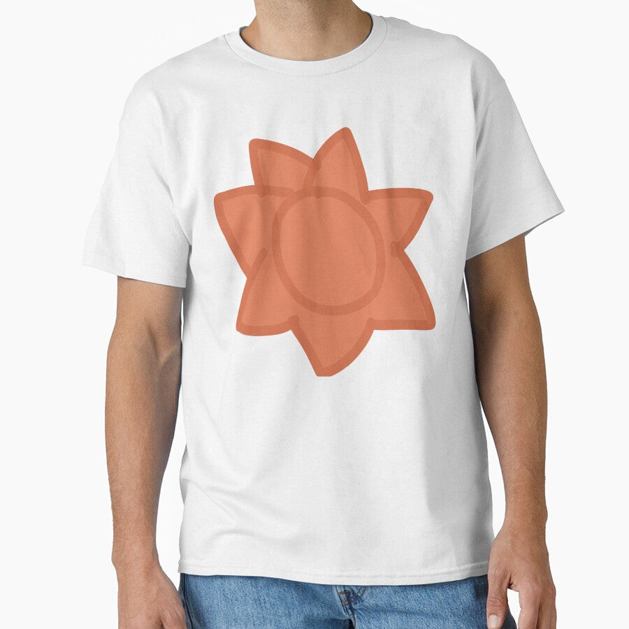 Cute Orange Sun Doodle - Hand Drawn Boho Aesthetic by YoThinIT