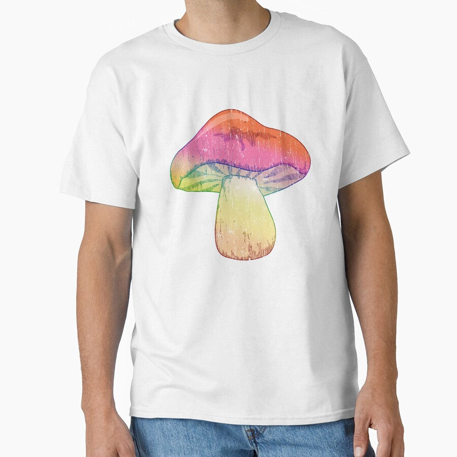 colorful, tie-dye mushroom by theglaze