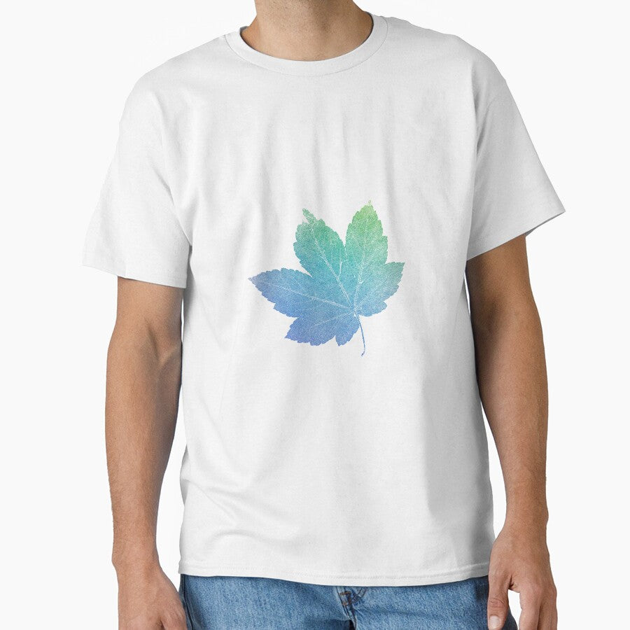colorfull skeleton Leaf blue by imfine