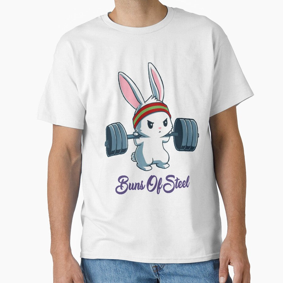 Buns Of Steel Fitness Rabbit Bunny Lover Gym Workout by DibbaDesigns