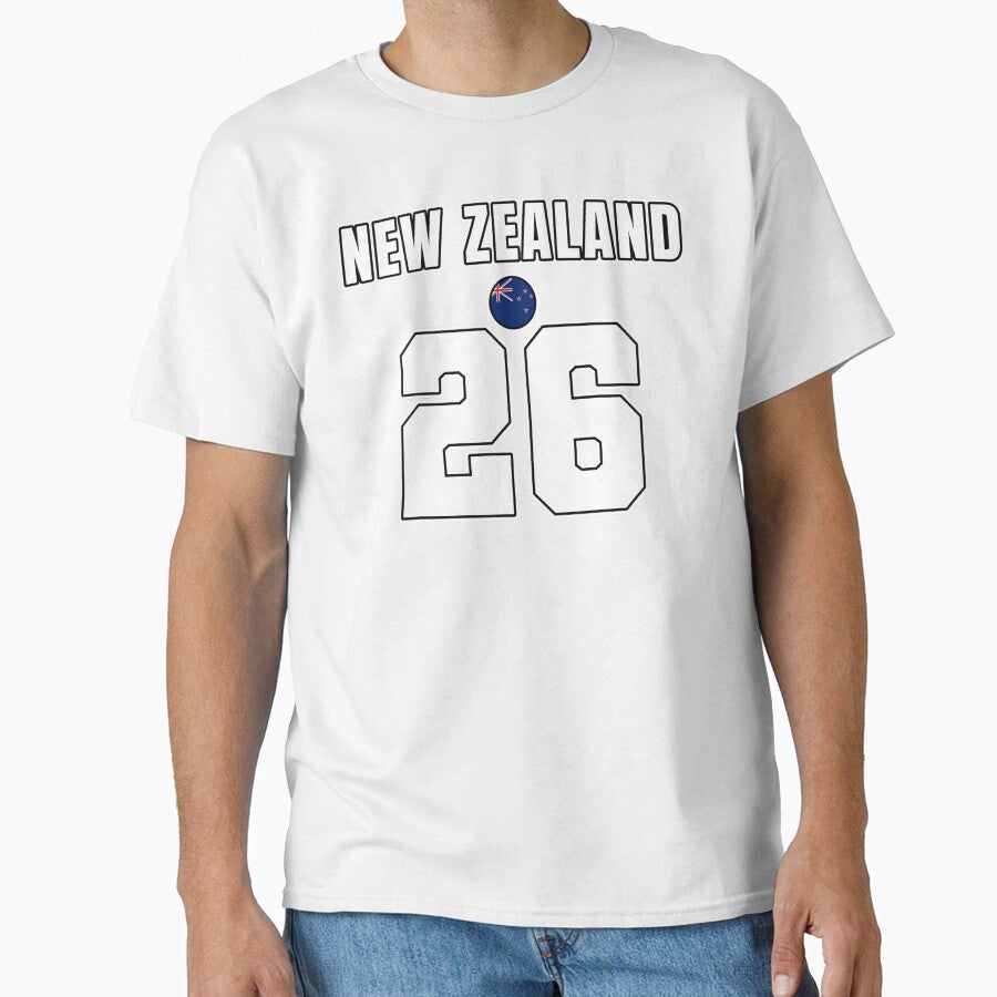 New Zealand 26 Football Shirt Style Design – New Zealand National Team Apparel by The Hairy Melon