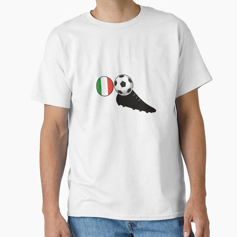 Italian Soccer Vibes – Flag, Ball & Boot Combo by thesmilngnature