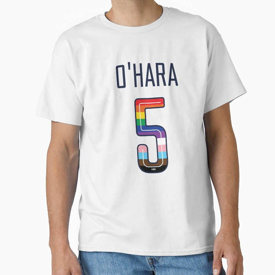 Kelley O'hara 5 / USWNT / Kelley O'hara Pride Jersey Style by elopez1755