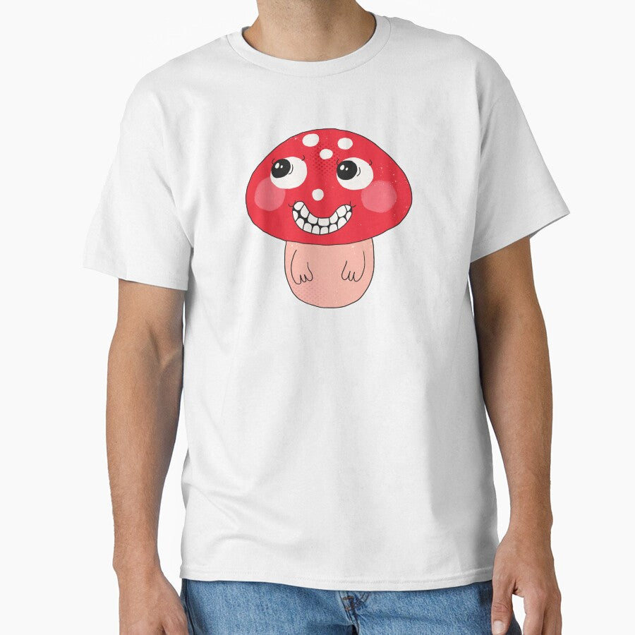Naughty Spotty the Funny Toadstool (Apricot) by yellowflowerhut