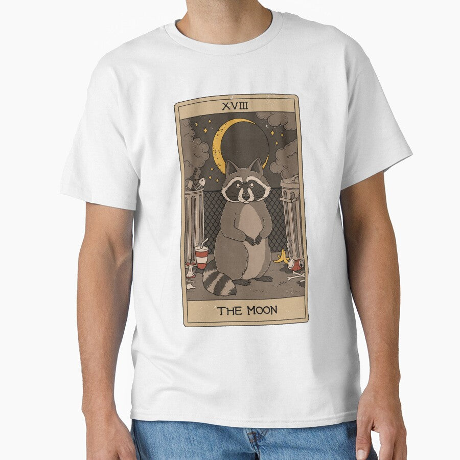 The Moon - Raccoons Tarot by Thiago Corrêa